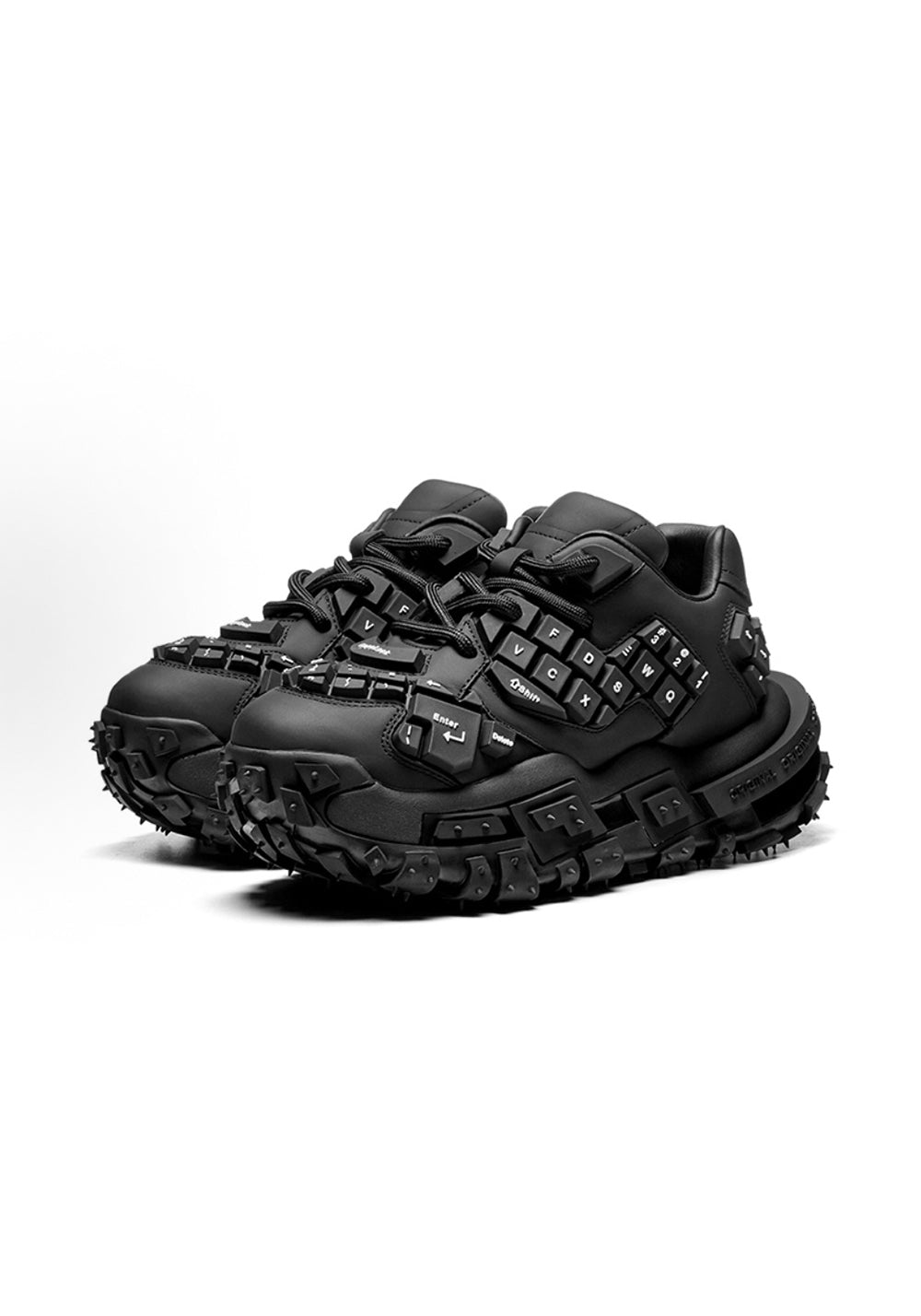 XMZY丨Chunky Keyboard Dad Sneakers -Black - PSYLOS 1, XMZY丨Chunky Keyboard Dad Sneakers -Black, Chunky Sneakers, XMZY•JAPAN, PSYLOS 1